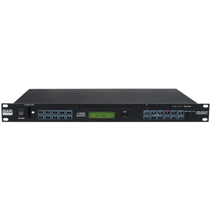 DAP CDR-110 MKIV - CD + USB MP3 PLAYER / RECORDER 1U + REMOTE CONTROL