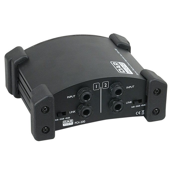 DAP PDI-200 PASSIVE DI - DIRECT IN BOX STEREO PASSIEF