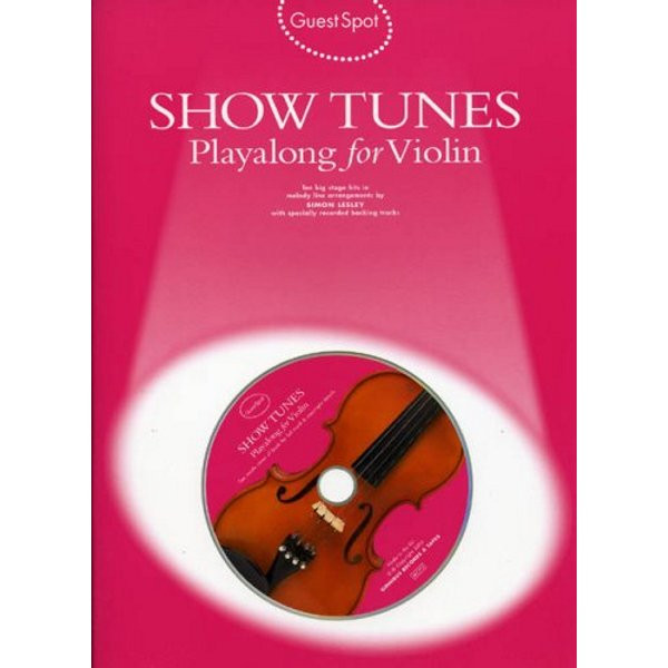 BLADMUZIEK VIOOL - SHOWTUNES PLAYALONG VIOOL + CD