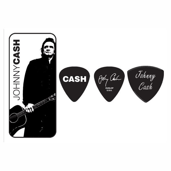 DUNLOP JCPT02H DOOSJE MET 6 STUKS - PLECTRUM JOHNNY CASH LEGEND