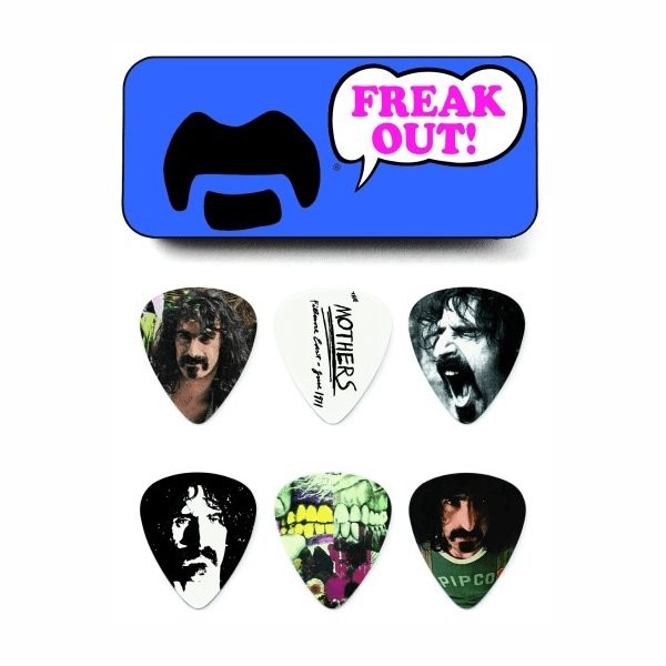 DUNLOP ZAPPT02M DOOSJE MET 6 STUKS - PLECTRUM FRANK ZAPPA MEDIUM