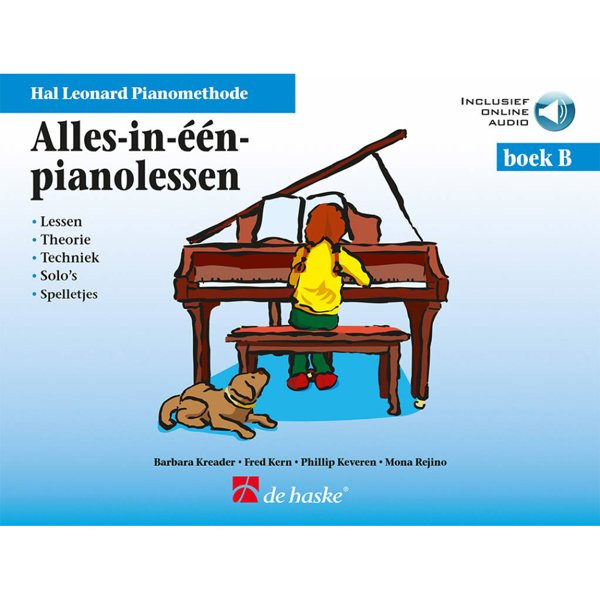 HAL LEONARD PIANOMETHODE - ALLES-IN-EEN-PIANOLESSEN BOEK B + AUDIO ONLINE