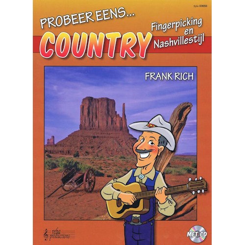 RICH, FRANK - PROBEER EENS COUNTRY FINGERPICKING - bladmuziek