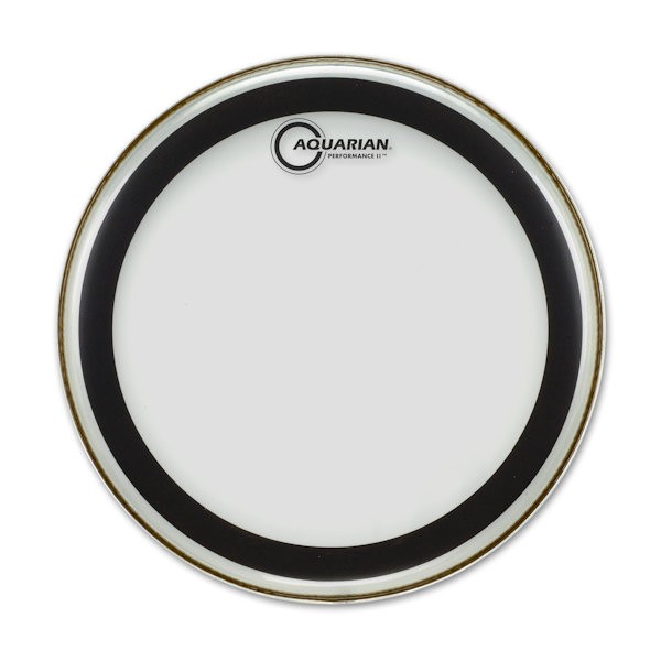 AQUARIAN PERFORMANCE II - 16" CLEAR DUBBELLAAGS DRUMVEL 