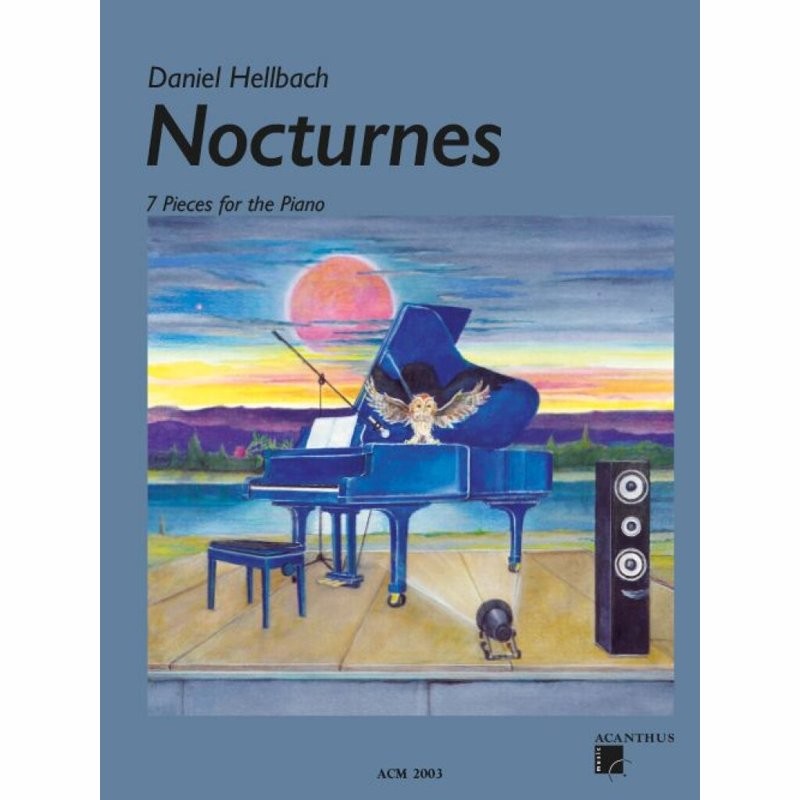 HELLBACH, DANIEL - NOCTURNES 7 PIECES FOR PIANO - bladmuziek