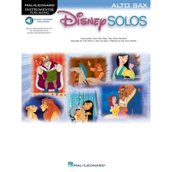 WALT DISNEY - DISNEY SOLOS ALTSAX + AUDIO ONLINE
