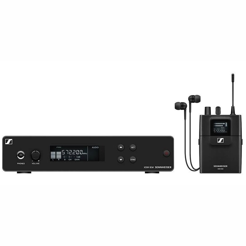 SENNHEISER XSW IEM B-RANGE (572-596MHZ) - HOOFDTELEFOON IN-EAR MONITOR SYSTEEM