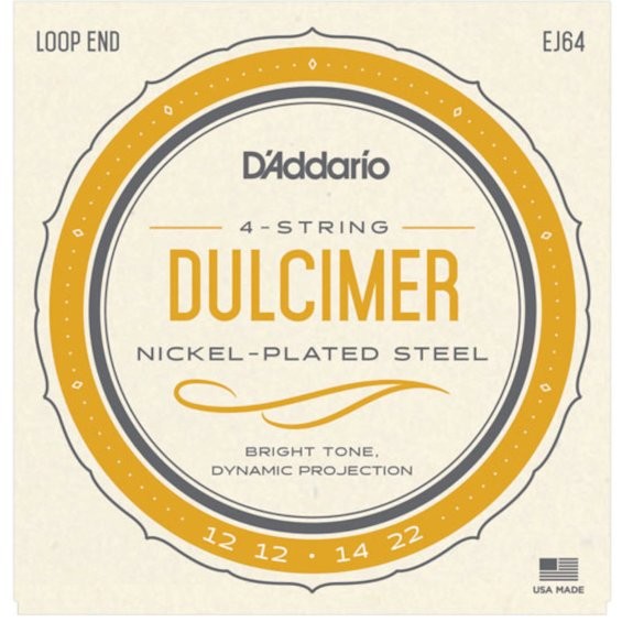 D'ADDARIO EJ64 4-STRING - SNAREN DULCIMER 012-012-014-022W