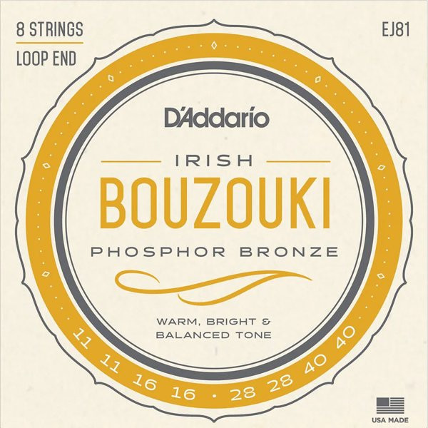 D'ADDARIO J81 - SNAREN BOUZOUKI IERS 11-16-28-40
