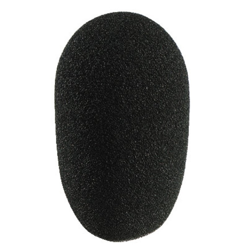 MONACOR WS-50 WINDSHIELD BLACK FOAM - WINDKAP MICROFOON 52X65 MM DIAMETER 21-26 MM ZWART
