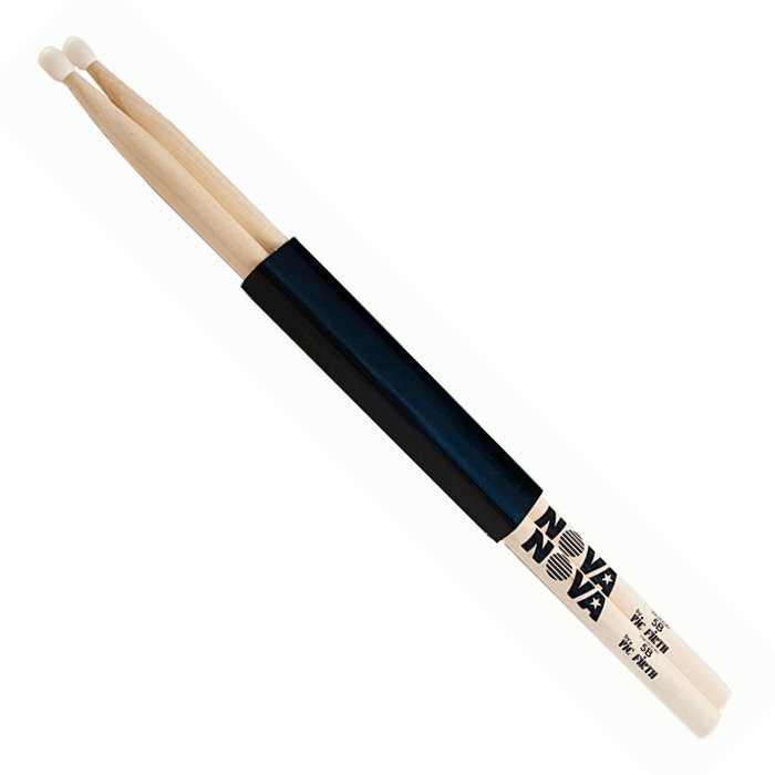 VIC FIRTH NOVA 5BN - DRUMSTOKKEN HICKORY NYLON TIP