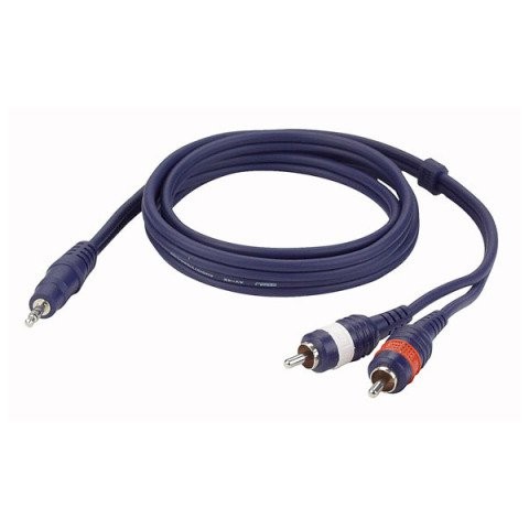 DAP FL306 - KABEL JACK 3.5 ST - 2X RCA M 6MTR