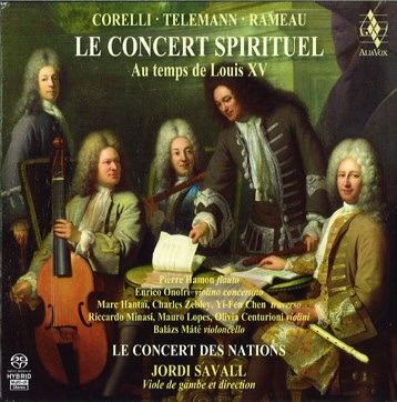 SAVALL, JORDI CONCERT DES NATIONS - LE CONCERT SPIRITUEL AU TEMPS LOUIS - cd