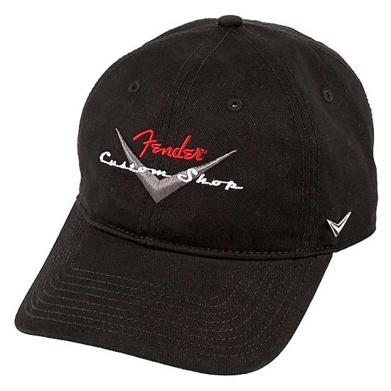 FENDER STRETCH CAP 910-6635-306 - PET CUSTOM SHOP LOGO BLACK ONE SIZE