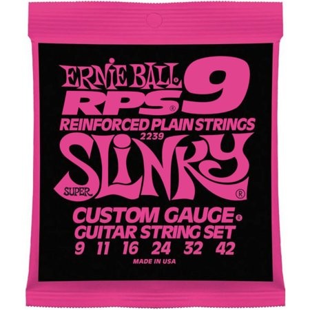 ERNIE BALL 2239 SUPER SLINKY - SNAREN 009-042 REINFORCED NICKELWOUND 