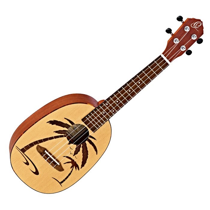 ORTEGA RUPA5 SPRUCE TOP SATIN FINISH - UKELELE CONCERT PINEAPPLE PALM TREE