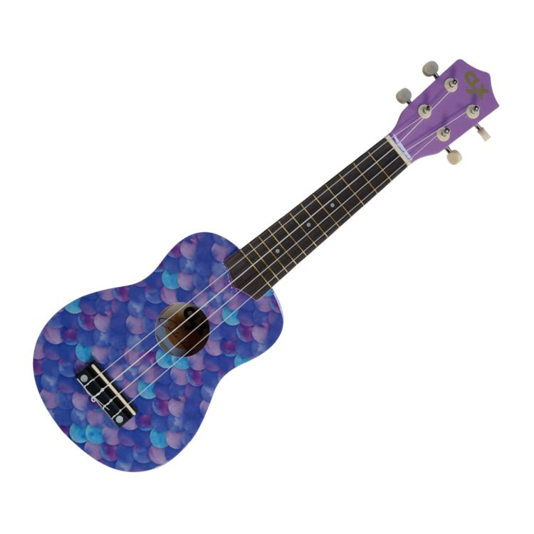 CLX CALISTA 21 MERMAID - UKELELE SOPRAAN ZEEMEERMIN