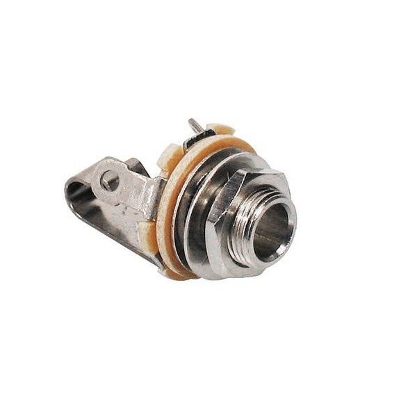 SWITCHCRAFT SC-11 2-POLIG NIKKEL - JACK CHASSIS CONNECTOR 6.3MM 276 BUS 3/8" 32 DRAAD
