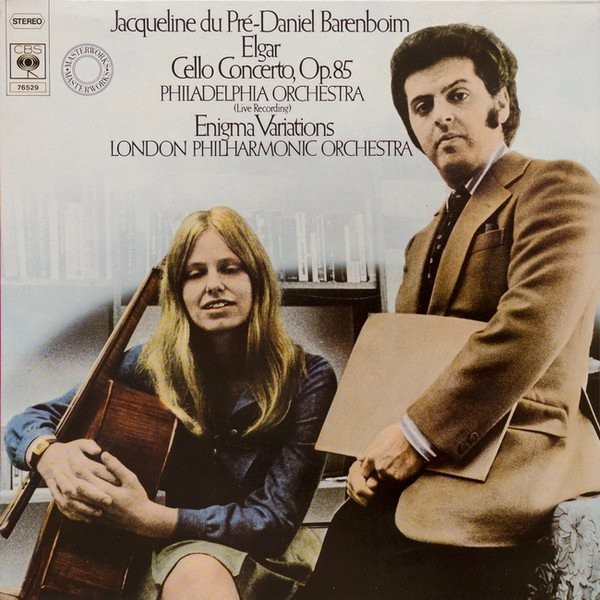 ELGAR / JACQUELINE DU PRE / DANIEL BARENBOIM - CELLO CONCERTO, OP. 85 / ENIGMA" VARIATIONS -VINYL-