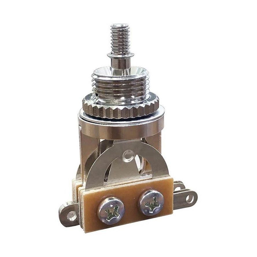 BOSTON SW-20 TOGGLE SWITCH 3-WAY - SCHAKELAAR GITAAR GIBSON STYLE ZONDER KNOPJE NICKEL