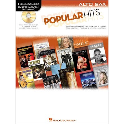 HAL LEONARD - POPULAR HITS ALTSAX + CD