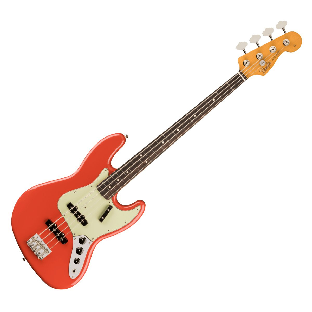 FENDER JAZZ BASS VINTERA II '60S RW FRD - BASGITAAR FIESTA RED ROSEWOOD FINGERBOARD