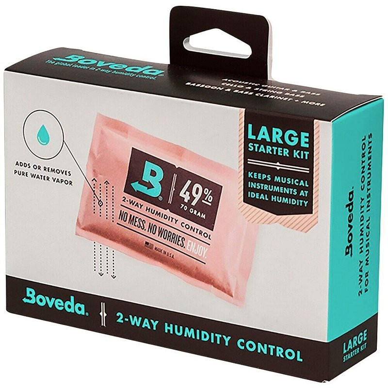 BOVEDA LARGE STARTER KIT 49% 2-WAY HUMIDITY CONTROL - VOCHTIGHEIDSREGULERING VOOR MUZIEKINSTRUMENTEN