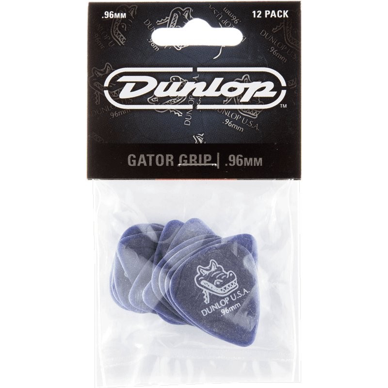 DUNLOP GATOR GRIP 417P96 12-PACK - PLECTRUM 0.96MM PAARS