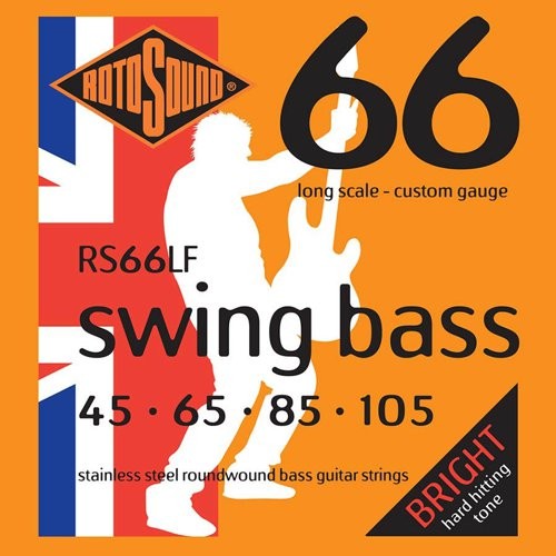 ROTOSOUND RS 66LF CUSTOM GAUGE - SNAREN BAS 45-65-85-105 LONG SCALE