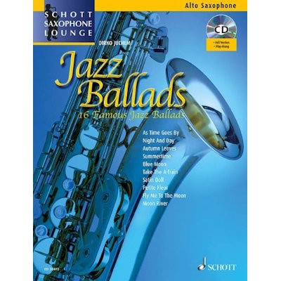 JUCHEM, DIRKO - JAZZ BALLADS 16 FAMOUS ALTSAX + CD