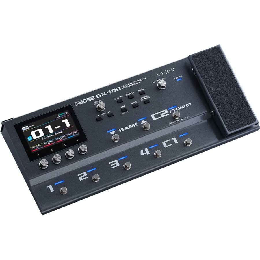 BOSS GX-100 - GITAAREFFECT MULTI FLOOR 4.3" TOUCH SCREEN AIRD