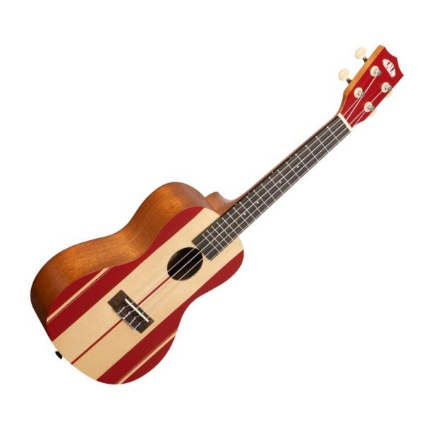 KALA KA-SURF-SURFSUP - UKELELE CONCERT SURFBOARD + DRAAGTAS
