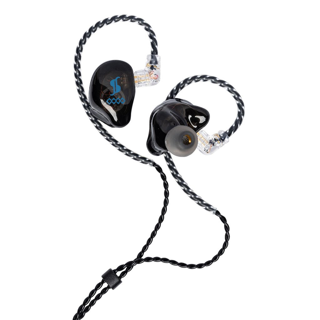 STAGG SPM-435 BLACK - HOOFDTELEFOON IN-EAR 4 DRIVERS STAGE MONITOR