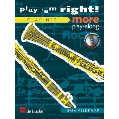 VELDKAMP, ERIK - PLAY 'EM RIGHT! MORE CLARINET + CD