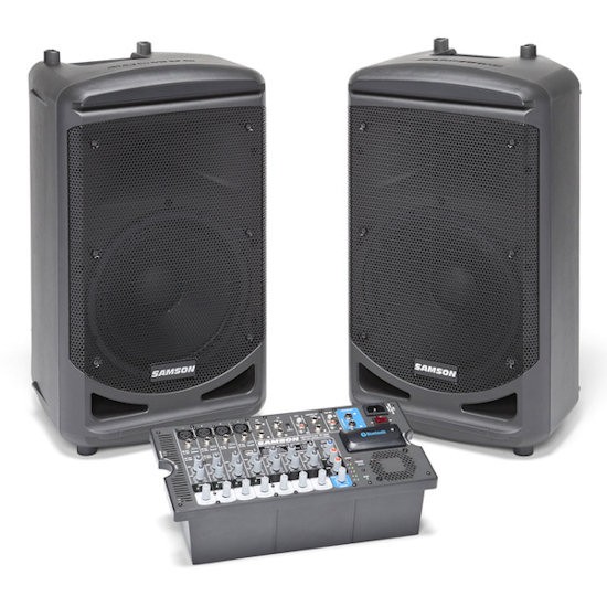 SAMSON XP1000 - PA SYSTEEM DRAAGBAAR 2X500W 10-KAN
