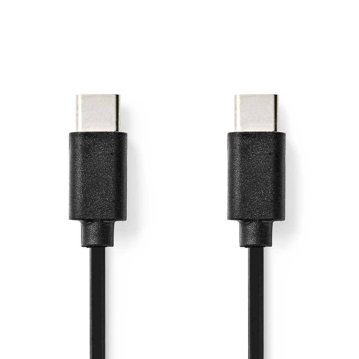 NEDIS CCGL60700BK10 - KABEL USB C - USB C 2.0 1 METER