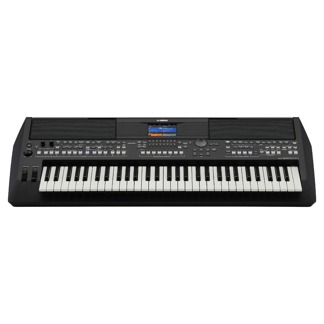 YAMAHA PSR-SX600 - KEYBOARD 61 TOETSEN AANSLAGGEVOELIG ZWART