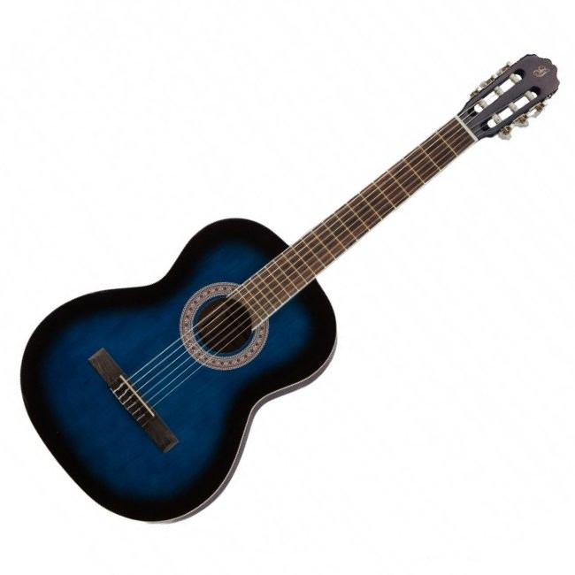 GOMEZ 036 BLUE SUNBURST - GITAAR KLASSIEK 3/4 MODEL BLAUW