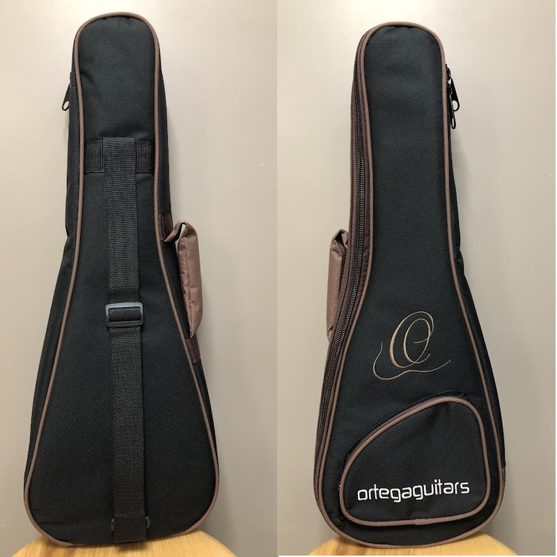 ORTEGA BAG - UKELELETAS CONCERT ZWART BRUIN 1 RUGRIEM