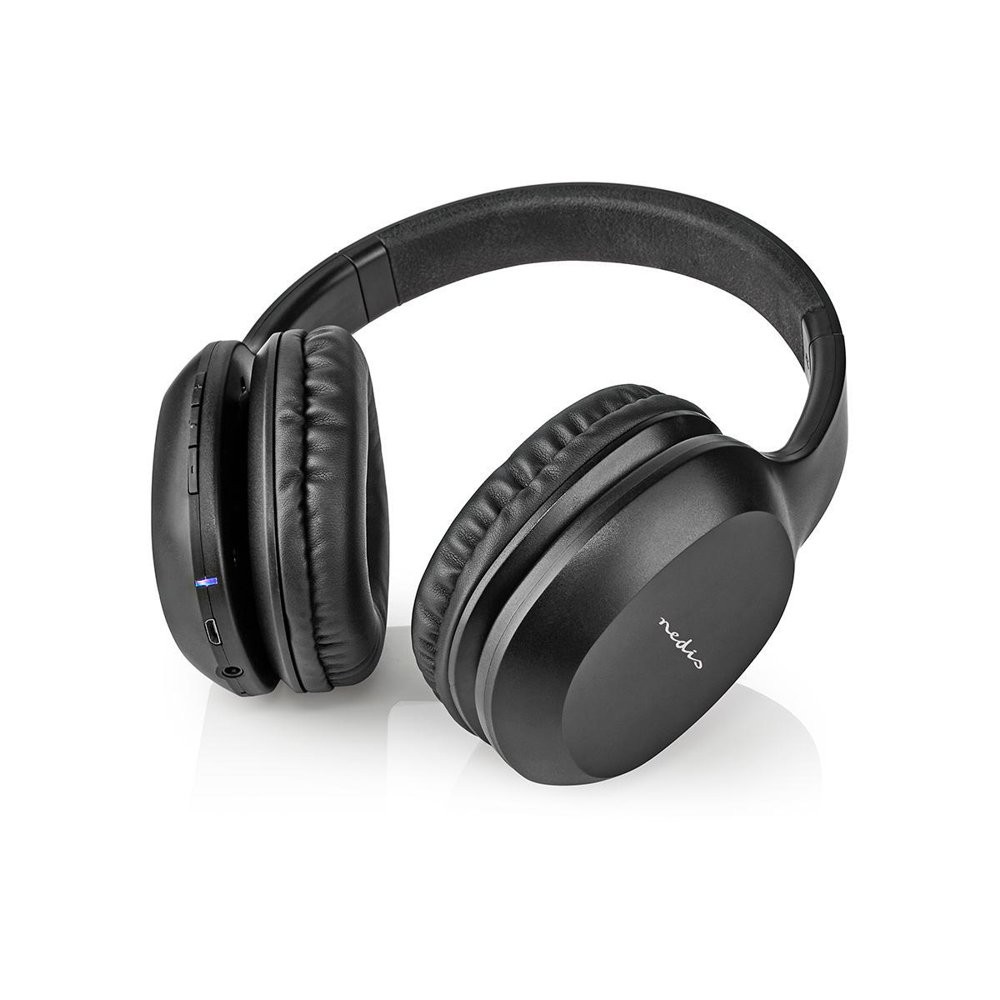 NEDIS HPBT1200BK - HOOFDTELEFOON DRAADLOOS BLUETOOTH OVER-EAR ZWART