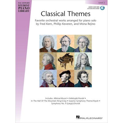HAL LEONARD STUDENT PIANO LIBRARY - CLASSICAL THEMES LEVEL 2