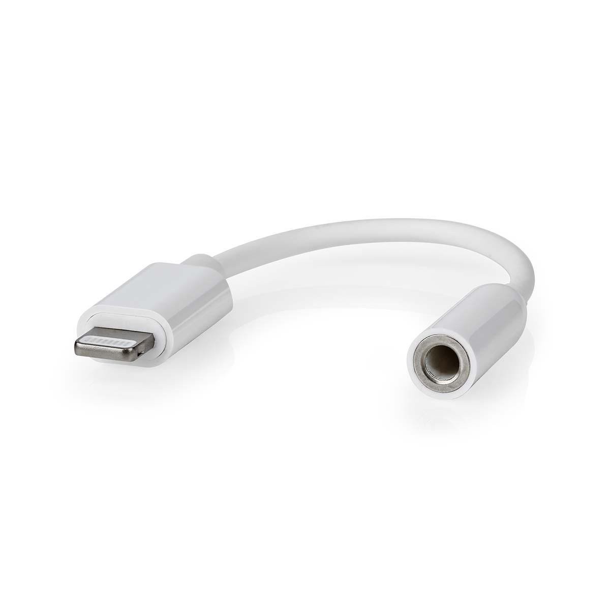 NEDIS CCGB39950WT01 - ADAPTER LIGHTNING 8P - 3.5 MM FEMALE WIT 