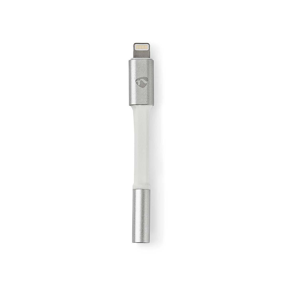 NEDIS CCTB39950AL015 - ADAPTER LIGHTNING 8P -JACK 3.5 FEMALE ALUMINIUM 8CM