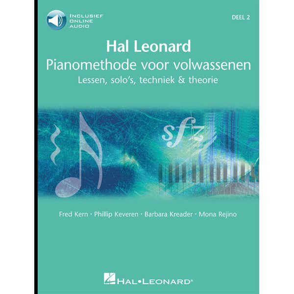 HAL LEONARD - KERN, FRED - PIANOMETHODE VOOR VOLWASSENEN 2 + AUDIO ONLINE