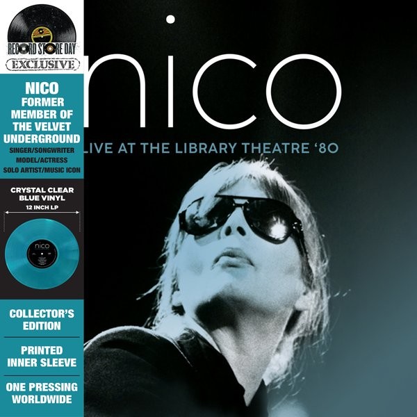 NICO - LIVE AT THE LIBRARY THEATRE '80 -CLEAR BLUE RSD 23- - Lp