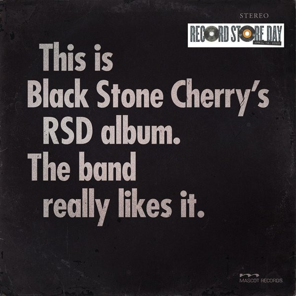 BLACK STONE CHERRY - THIS IS BLACK STONE CHERRY'S RSD ALBUM -LP RSD 25-