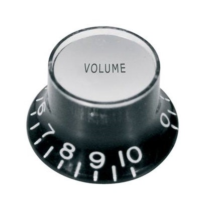 BOSTON KB-130-V - KNOP SG KLOK MODEL ZWART VOLUME