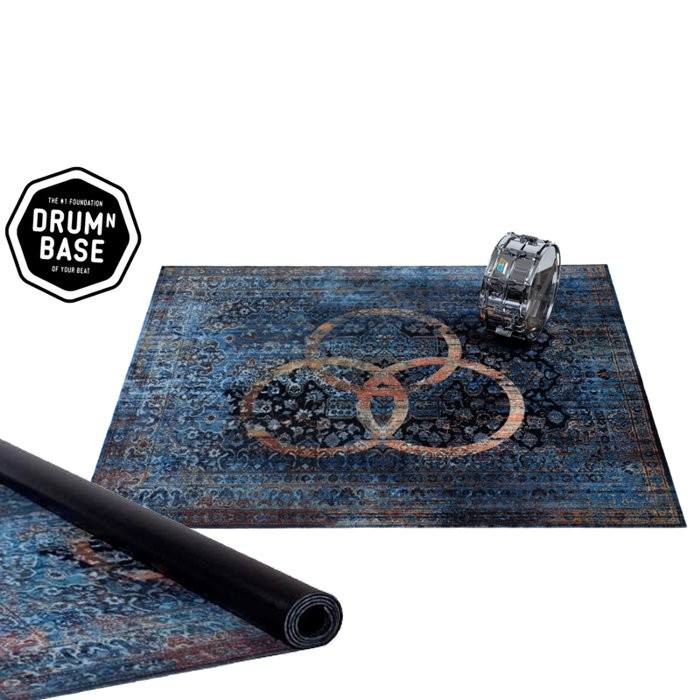 DRUMNBASE VINTAGE PERSIAN DRUMS STAGE RUG BONZO - DRUMMAT 1.85X1.60 PERZISCH TAPIJT SIGNATURE