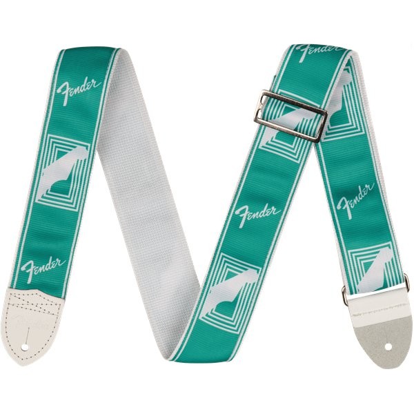 FENDER STRAP MONOGRAMMED LOGO - GITAARRIEM SEA FOAM GREEN