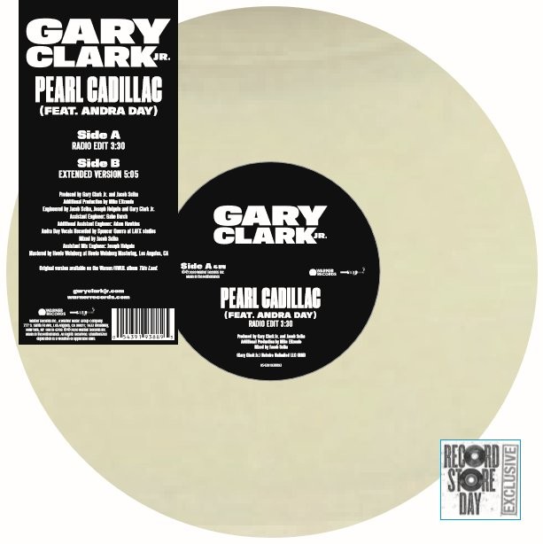 CLARK, GARY -JR- - PEARL CADILLAC FT. ANDRA DAY -CLEAR & WHITE/RSD 20- - vinyl, maxi single